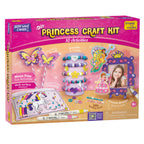 Princess Craft Kit | 10 Mess-Free DIY Activities | Bracelet Making Kit, Unicorn Pouch, Butterfly Wands & Photo Frame | Girls Toys Age 6-8 | 5,6,7,8,9,10,11,12 Year Old Girl Birthday Gifts