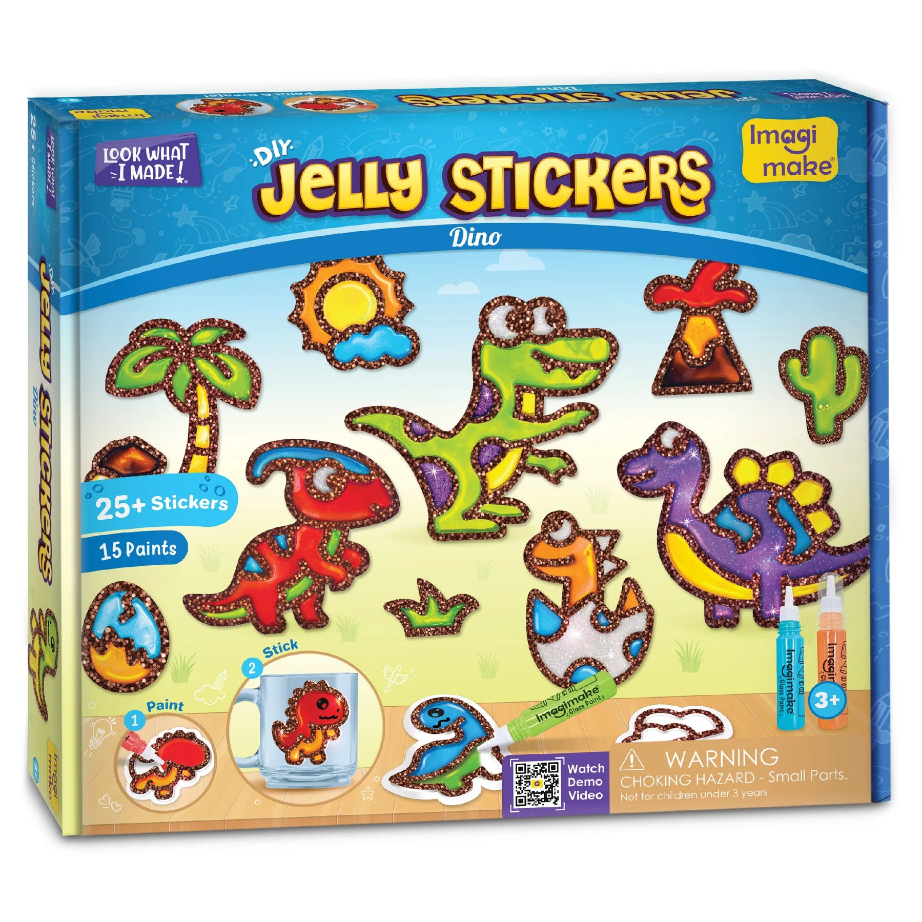 Jelly Stickers - Dino