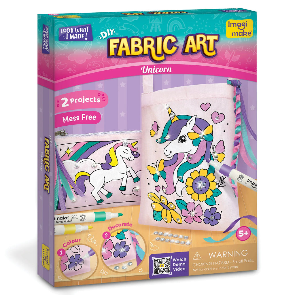 Fabric Art - Unicorn