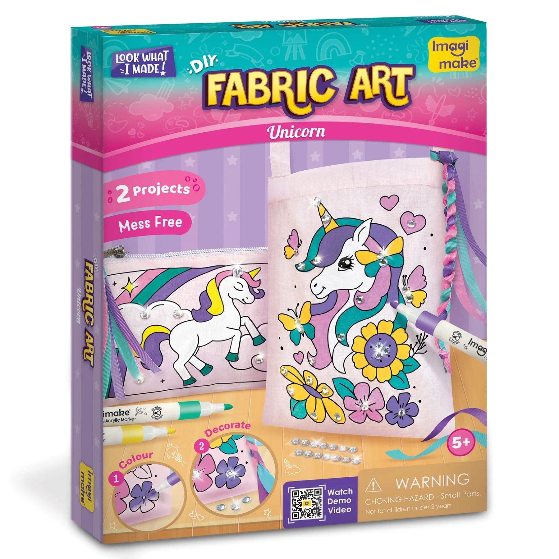 Fabric Art - Unicorn
