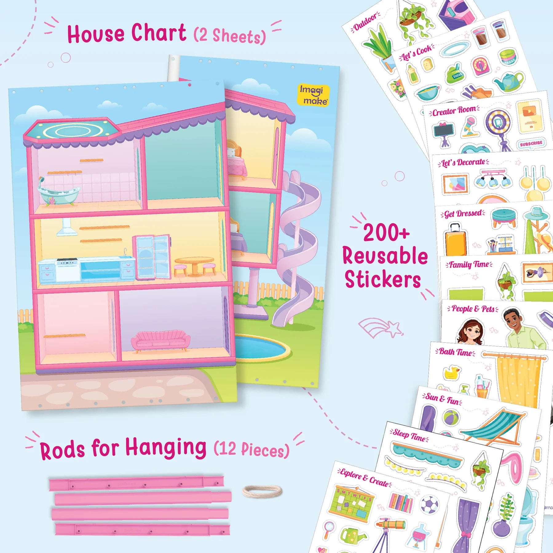 Sticker Fun - My Dream House Playset