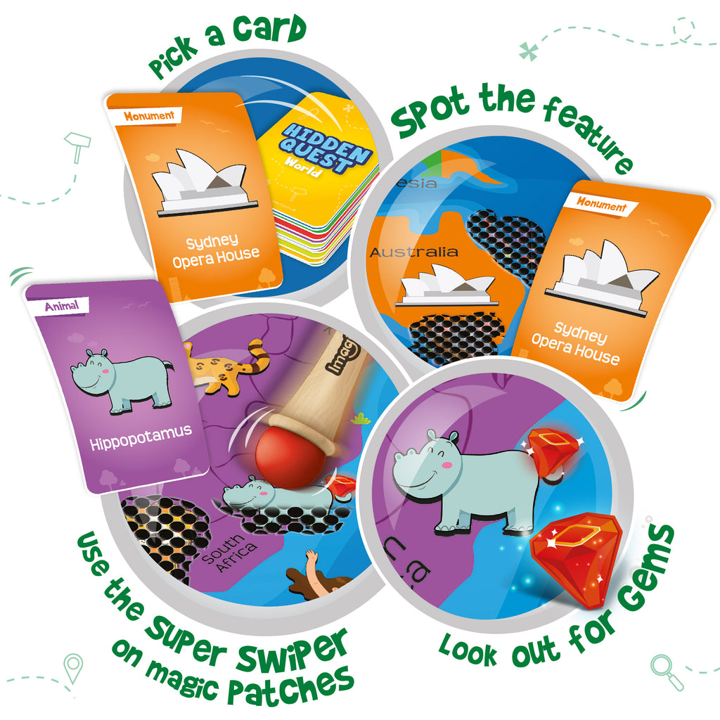 Mapology Hidden Quest World Map