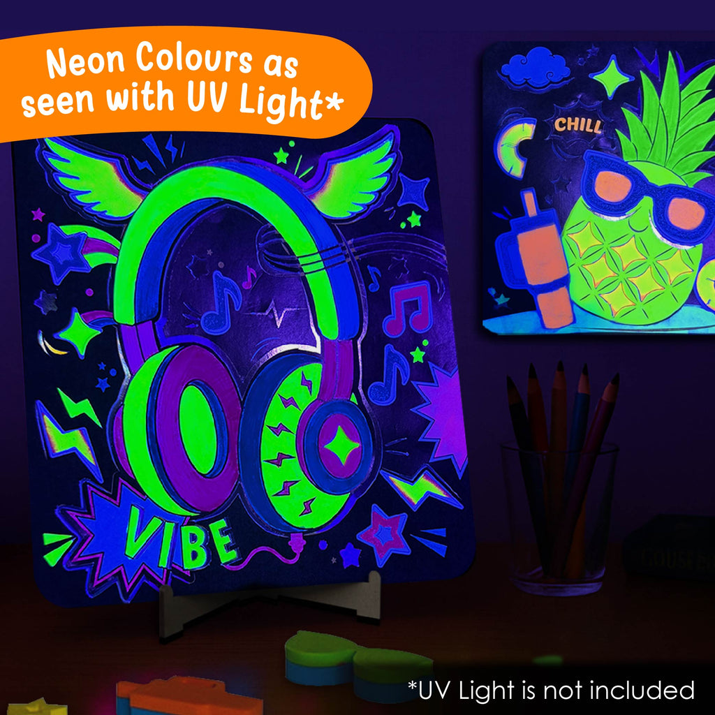 Neon Art Kit  (UV Light Not Included)