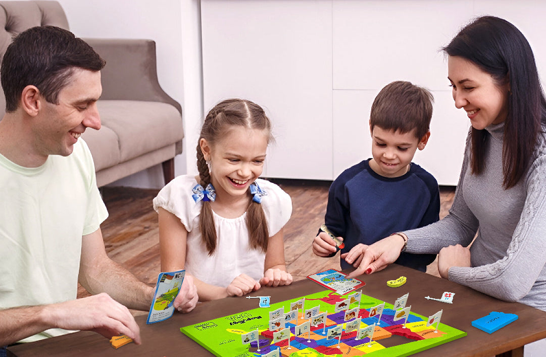 Mapology USA with Flags Puzzle  & Flashcards