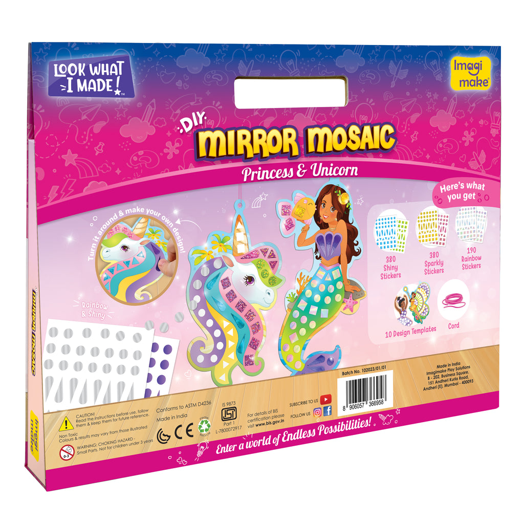Mirror Mosaic - Princess & Unicorn