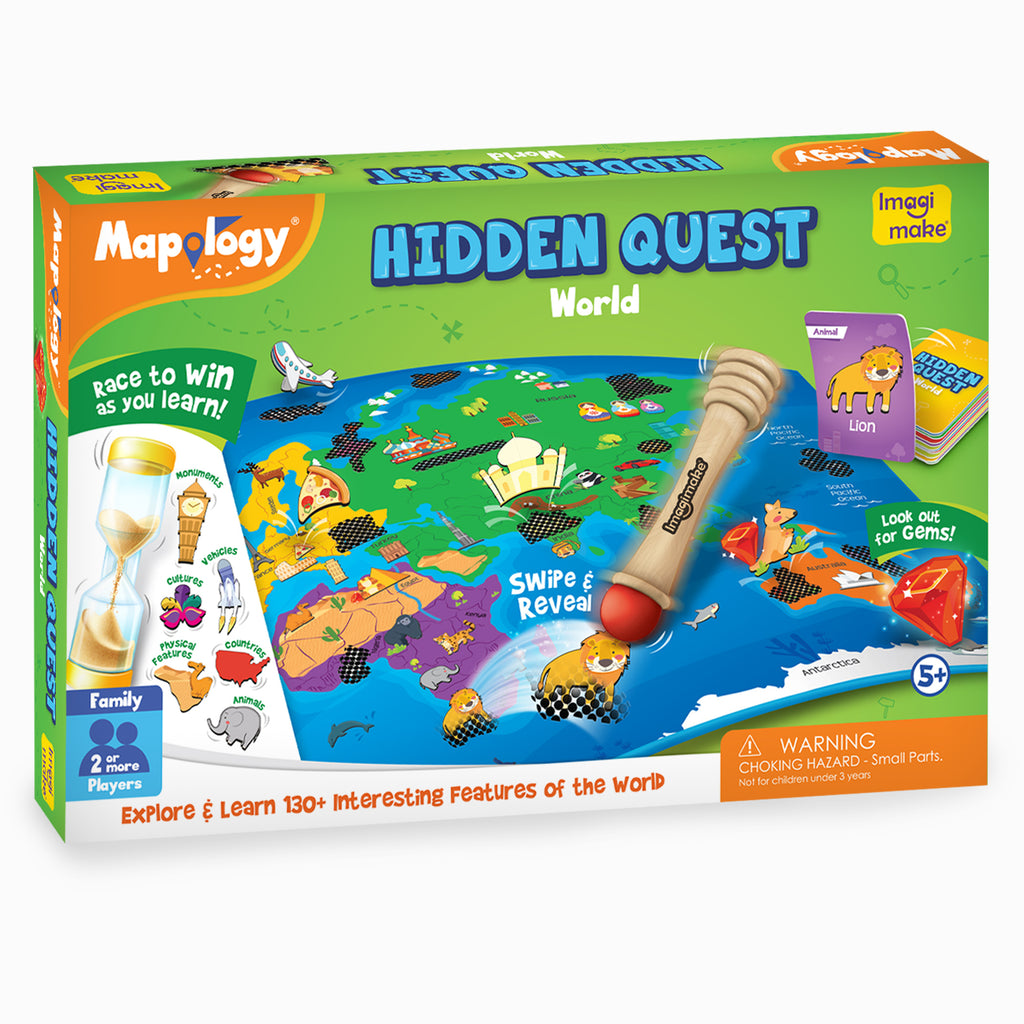 Mapology Hidden Quest World Map