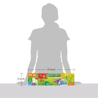 World Map Wall Chart with Reusable Stickers