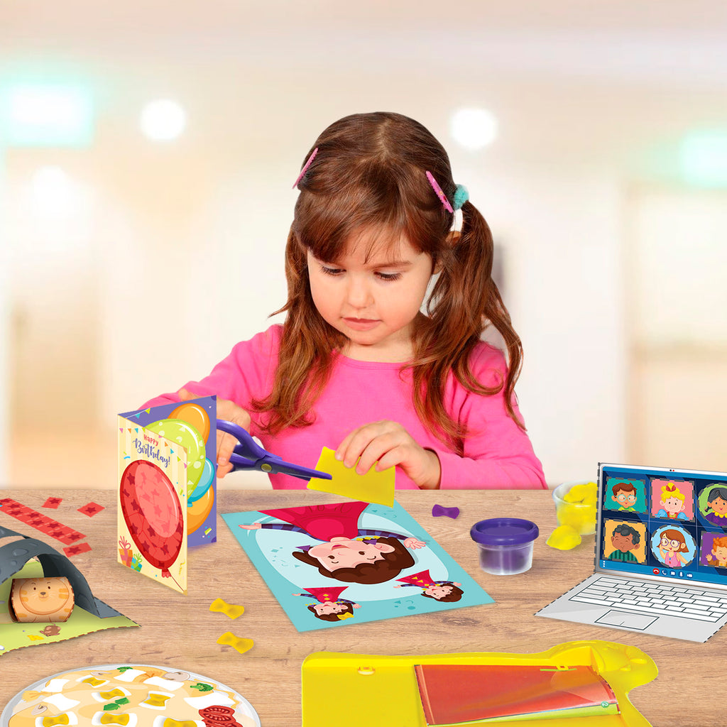 My First Craft Kit | 25 Craft Activities in Scissor Skills Activity Book | Toddler Arts and Crafts for Kids Ages 3,4,5,6 | Toddler Girls Toys | Perfect Gifts for 3 Year Old Girl and Boy