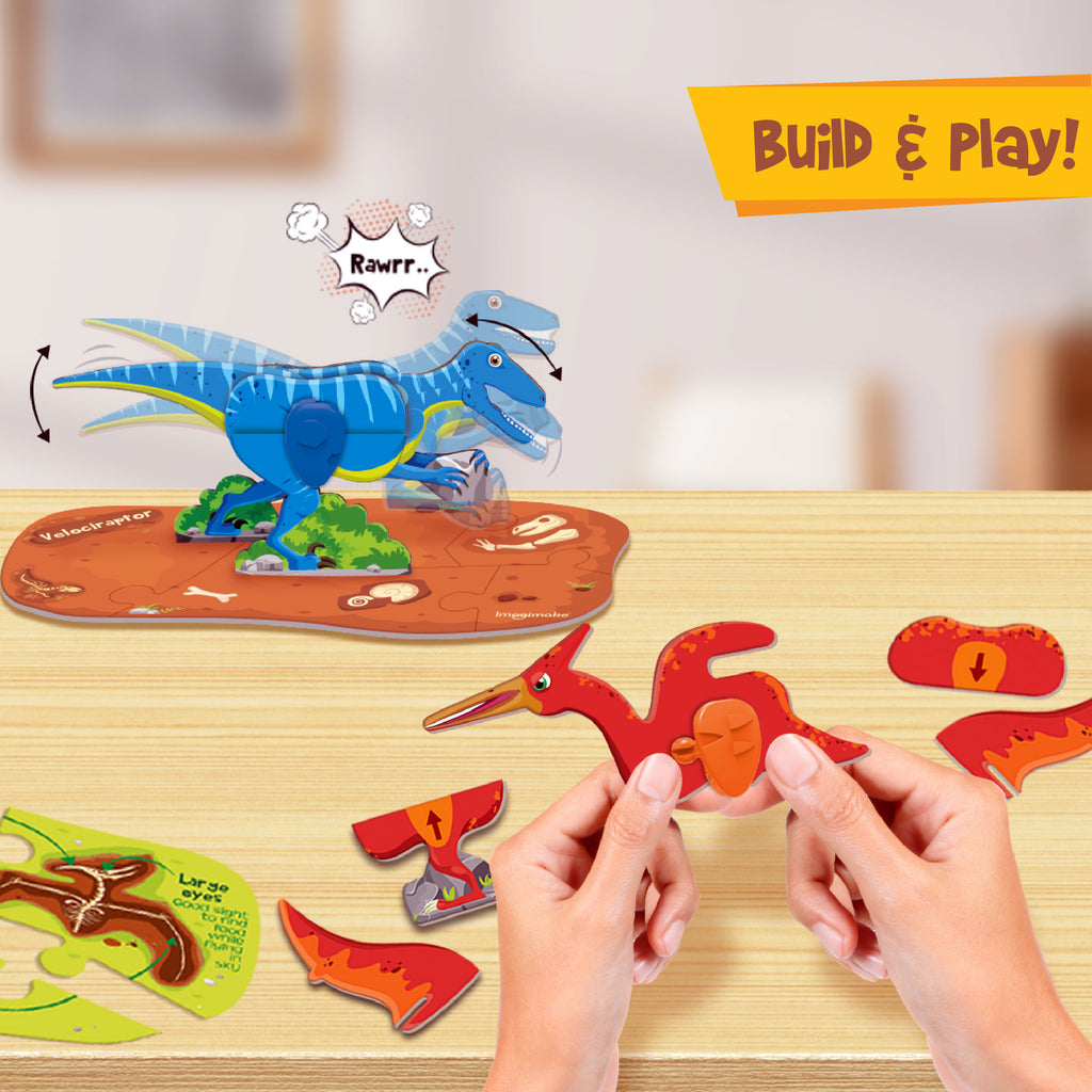 Glow-in-the-Dark Dinosaur Eggs | Set of 3 Figures
