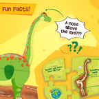 Glow-in-the-Dark Dinosaur Eggs | Set of 3 Figures