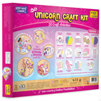 Unicorn Craft Kit | 20+ Mess Free Activities | Bracelet Making Kit, Magnetic Board Princess Dress Up, Unicorn Stickers and More | 5,6,7,8 Year Old Girl Birthday Gift | Crafts for Girls 8-12