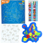Mapology Europe with Flags & Capitals Puzzle