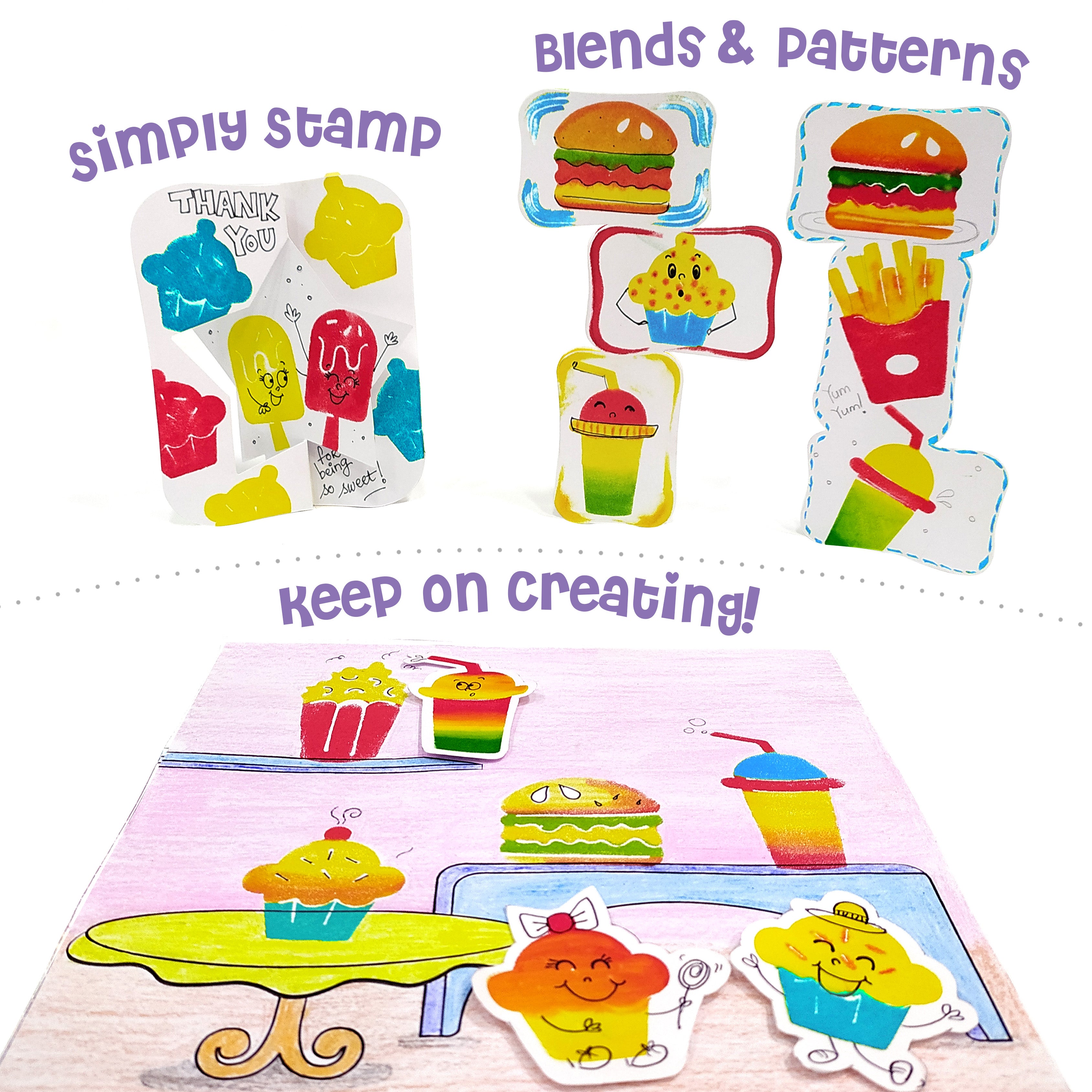 Stamp Art - Food