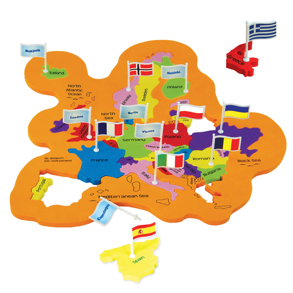 Mapology World with Flags & Capitals