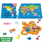 Mapology World with Flags & Capitals