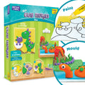 Dinosaur Clay Mural Art Kit | Modelling Clay Activity