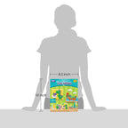 Clay Murals Dino - Modeling Clay for Kids - Arts and Crafts for Kids Ages 6-8 - Air Dry Clay for Kids - Gifts for 5, 6, 7, 8 Year Old Boys & Girls - Includes Glass Paint for Kids