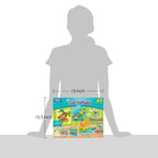 Clay Murals - Jungle - Modelling Clay & Glass Paint - 5 Designs - Art & Craft Kit - Age 5 Years+ (Jungle)