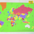 Mapology: World Jigsaw Puzzle