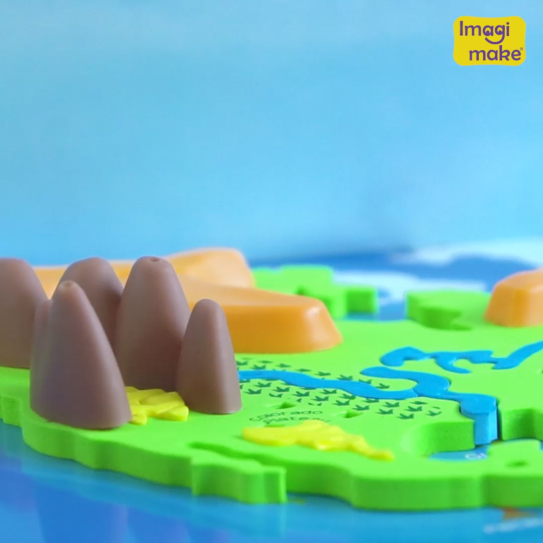 World Interactive Geography Puzzle – Physical Features & Landforms